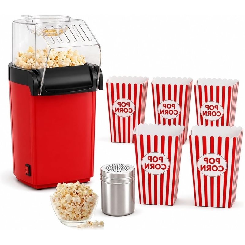 Air Popcorn Maker - A74X-Hot Air Popcorn Maker With 5