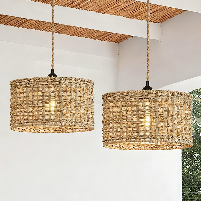 Kitchen Appliances Vintage - Wicker Rattan Pendant Lamp Teahouse Homestays