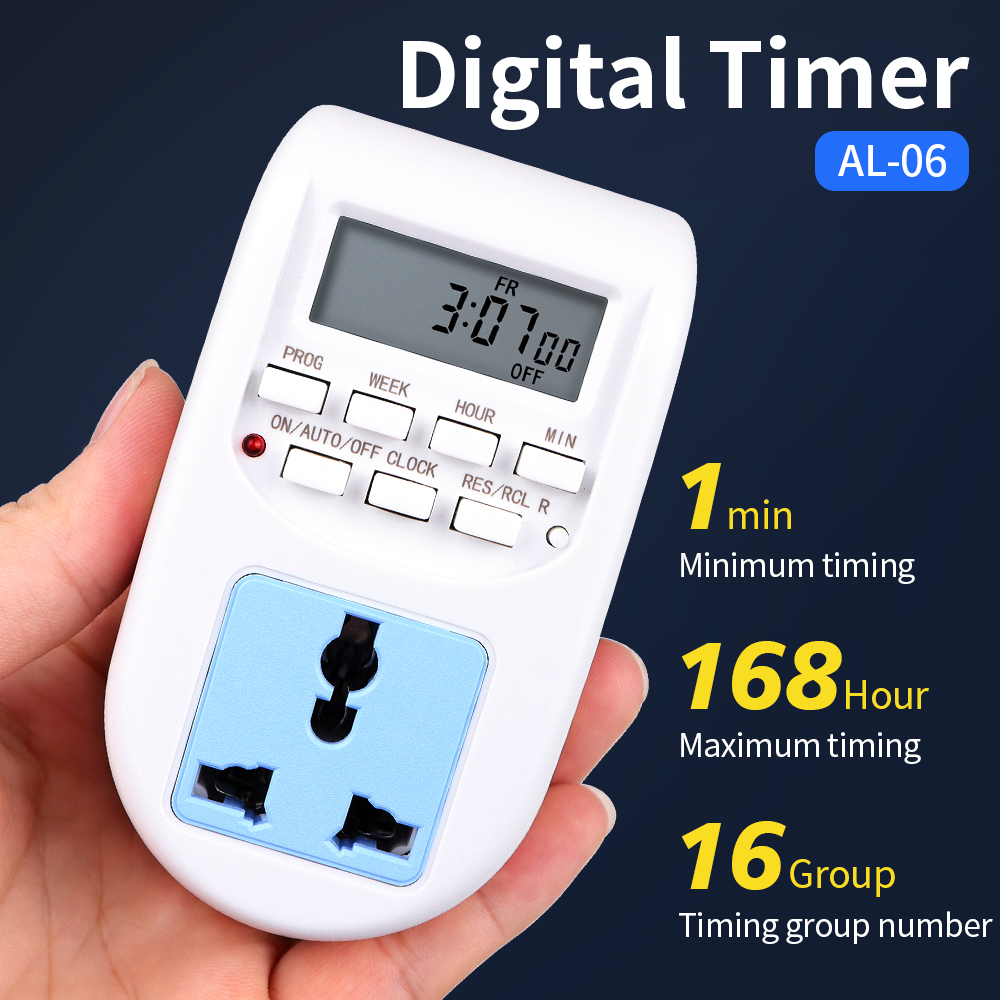 Kitchen Appliances Outlet - Digital Timer Switch Programmable Electronic Timing
