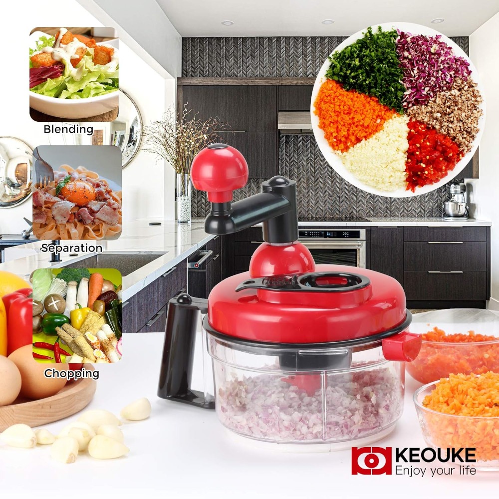 Hand Crank Food Chopper - Manu - огляд і ціна Food Processor Large