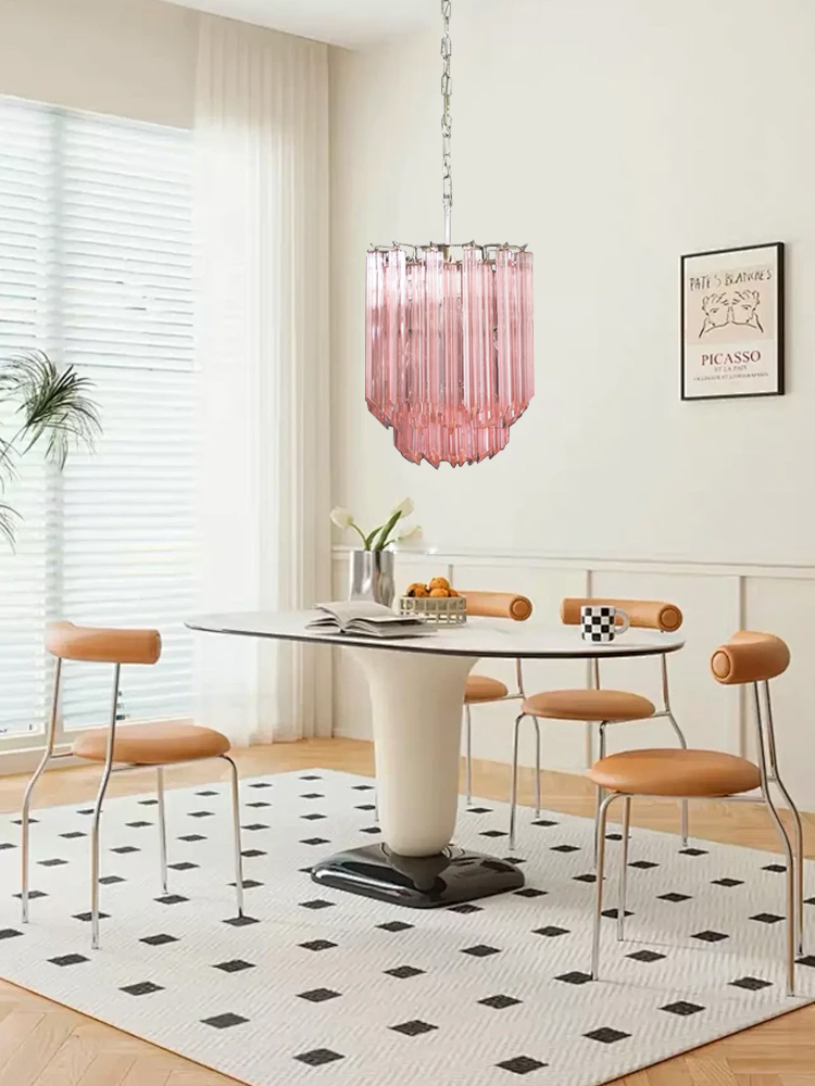Clear Round Pink Glass Bar Cha - огляд і ціна Kitchen Appliances Luxury