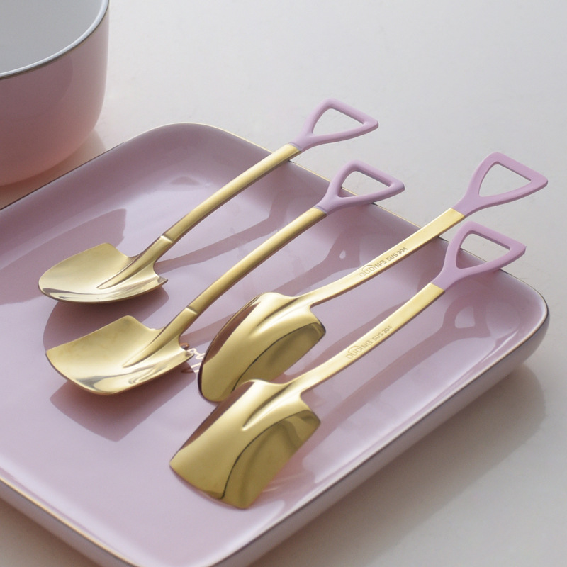 Luxury Pink Gold Spoon Cutlery - огляд і ціна Kitchen Appliances Luxury
