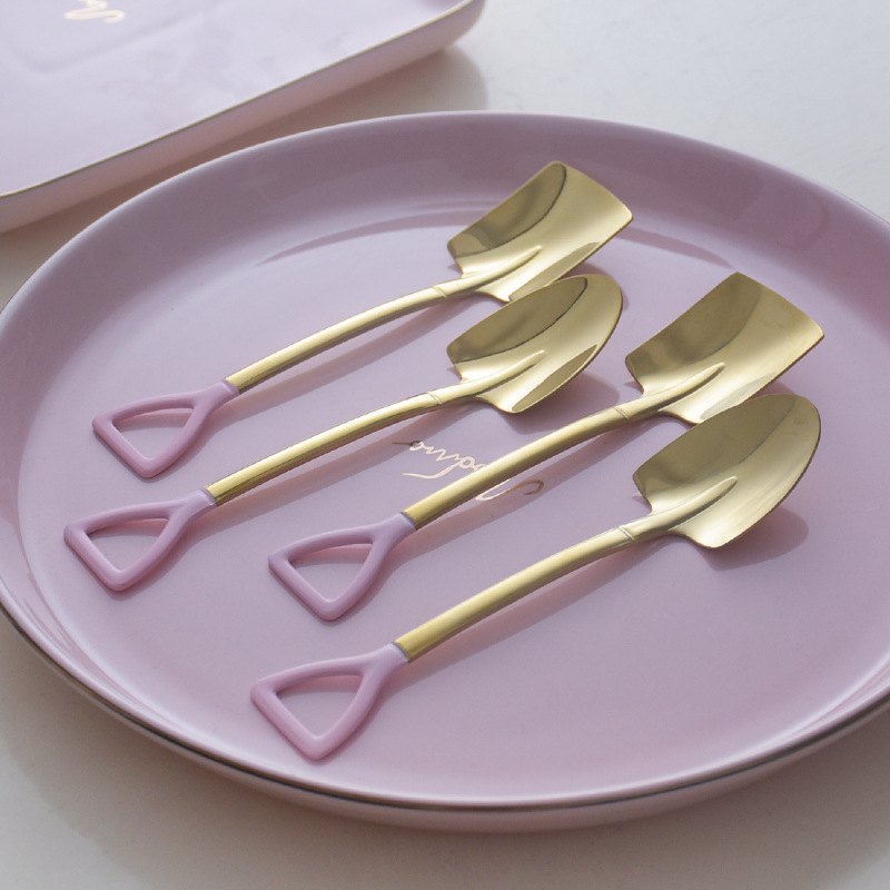 Luxury Pink Gold Spoon Cutlery - огляд і ціна Kitchen Appliances Luxury
