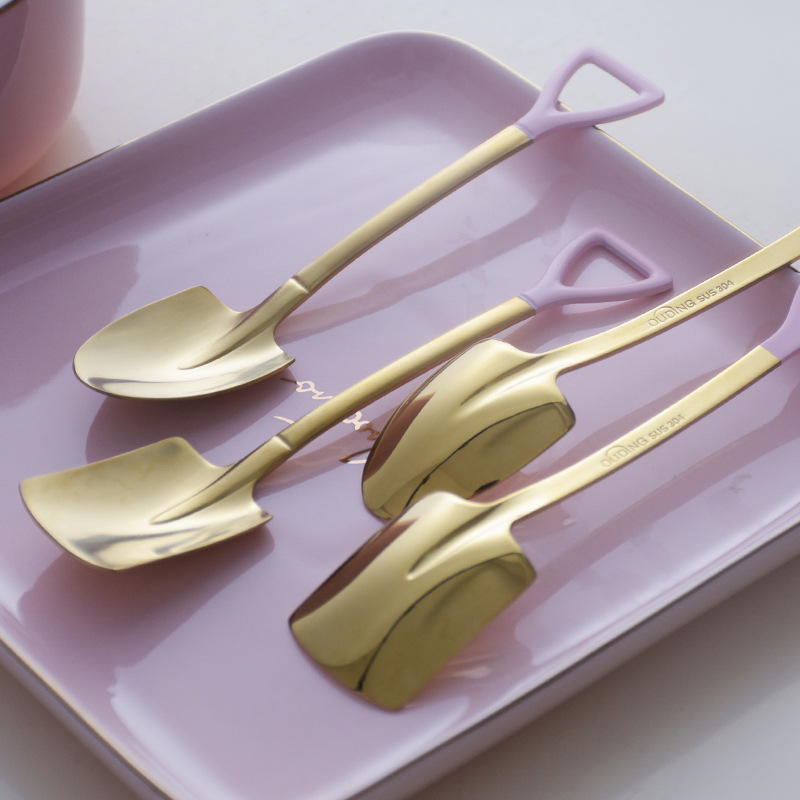 Luxury Pink Gold Spoon Cutlery - огляд і ціна Kitchen Appliances Luxury