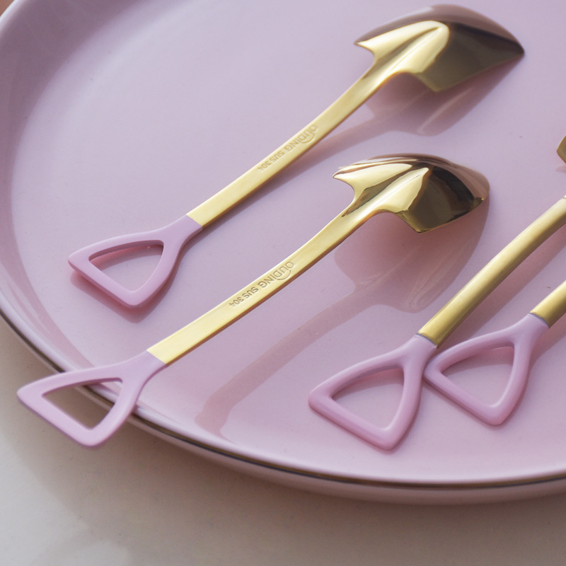 Luxury Pink Gold Spoon Cutlery - огляд і ціна Kitchen Appliances Luxury