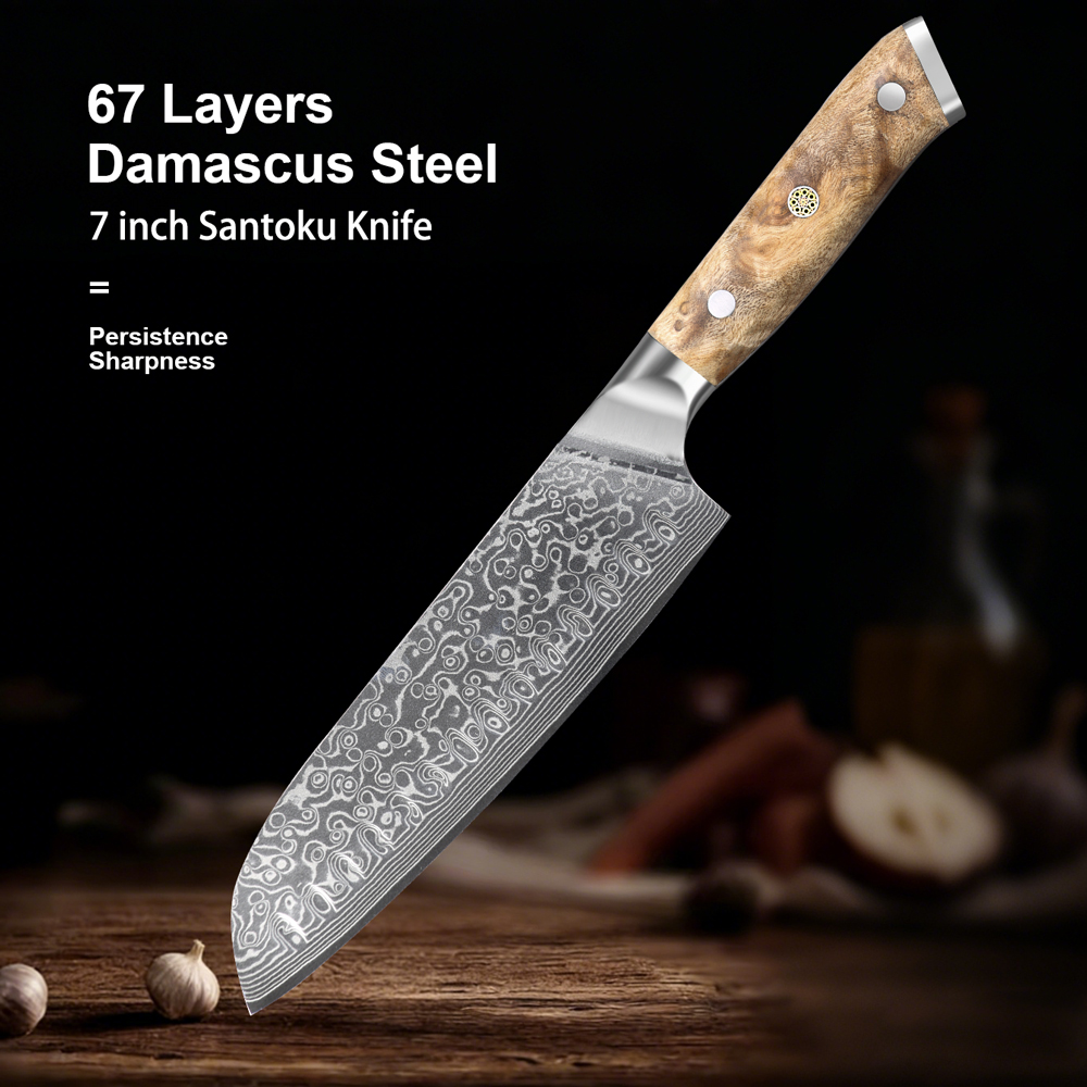 Damascus Kitchen Knife 7.1 Inc - огляд і ціна Kitchen Appliances Luxury