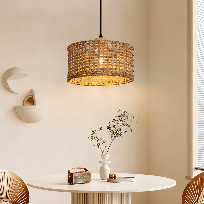 Wicker Rattan Pendant Lamp Tea - огляд і ціна Kitchen Appliances Vintage