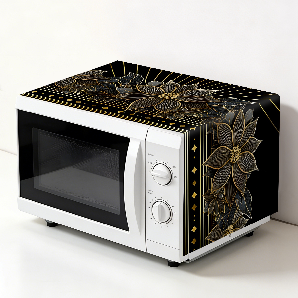 Luxury Black Gold Floral Micro - огляд і ціна Kitchen Appliances Luxury