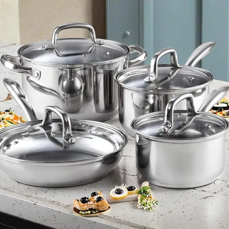 8-Piece high-quality stainless - огляд і ціна Kitchen Appliances Luxury