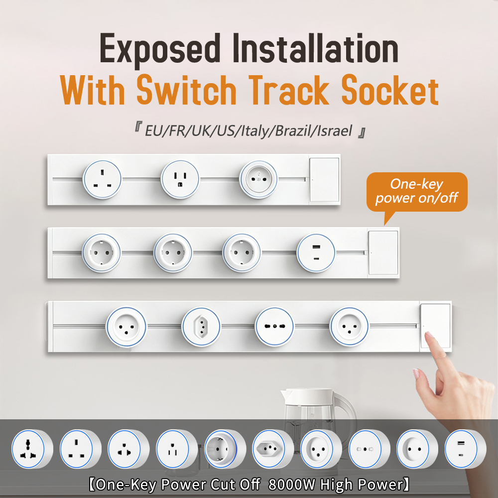 White Home Movable Power Track - огляд і ціна Kitchen Appliances Uk