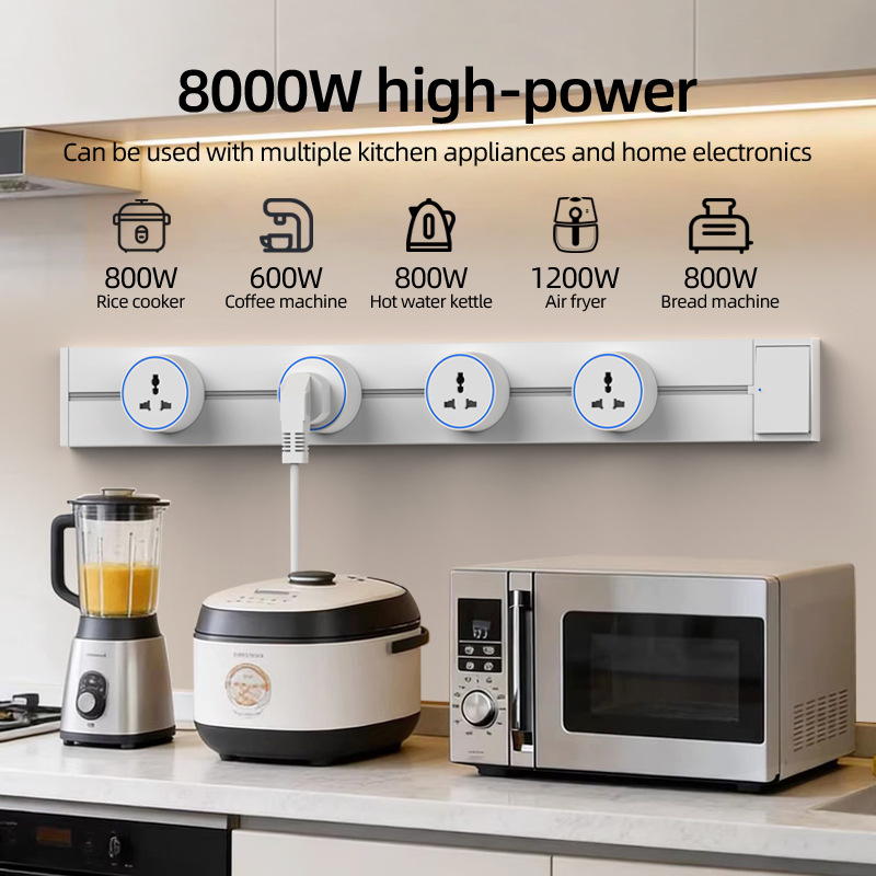 White Home Movable Power Track - огляд і ціна Kitchen Appliances Uk
