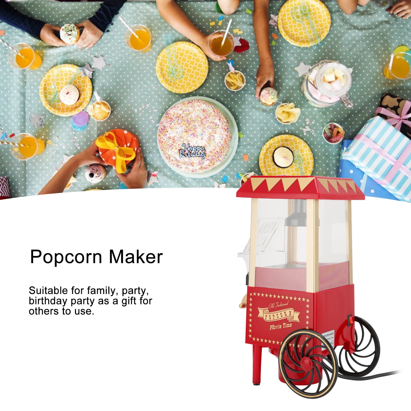 Automatic Popcorn Popper Popco - огляд і ціна Air Popcorn Maker