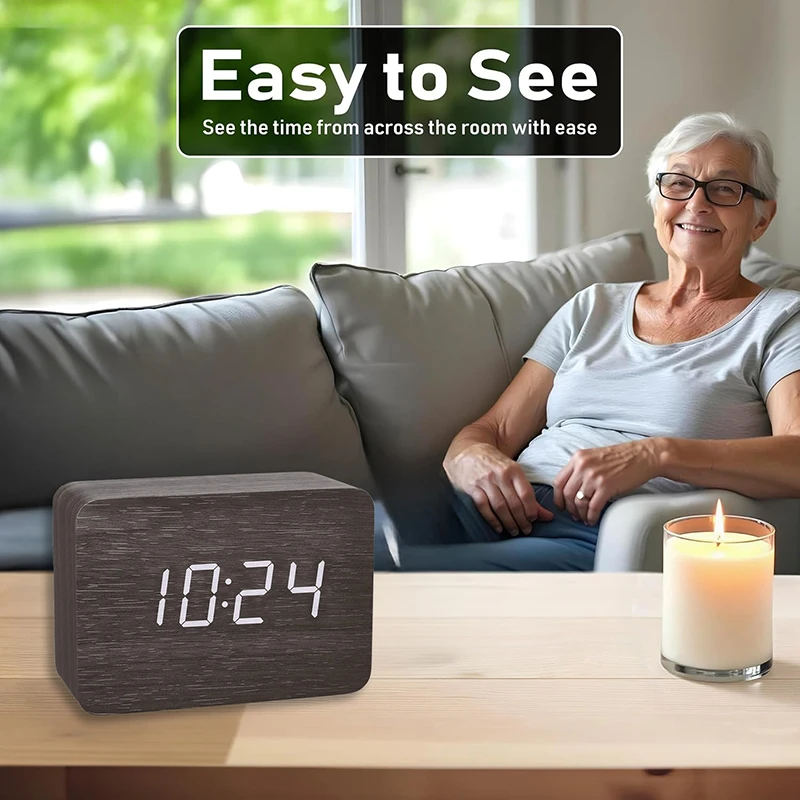 Wooden Digital Alarm Clock for - огляд і ціна Kitchen Appliances Vintage