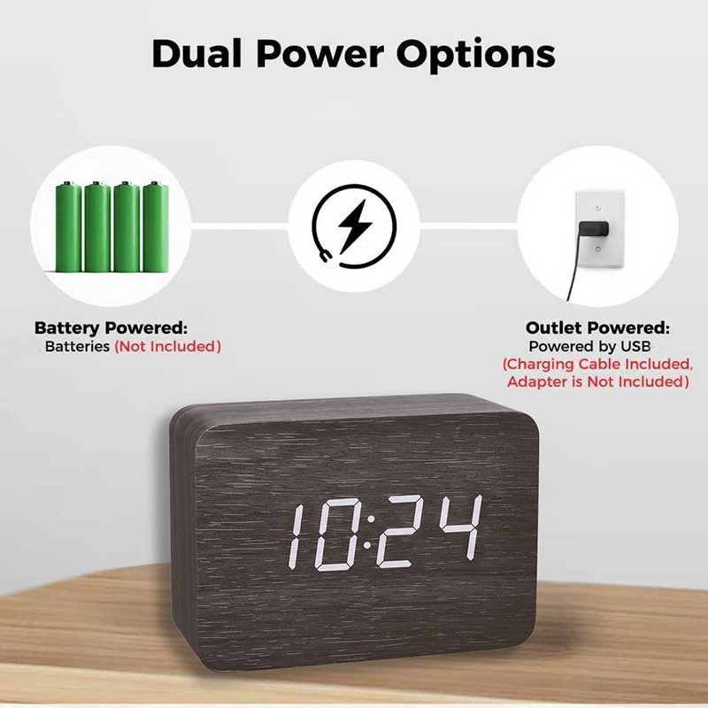 Wooden Digital Alarm Clock for - огляд і ціна Kitchen Appliances Vintage