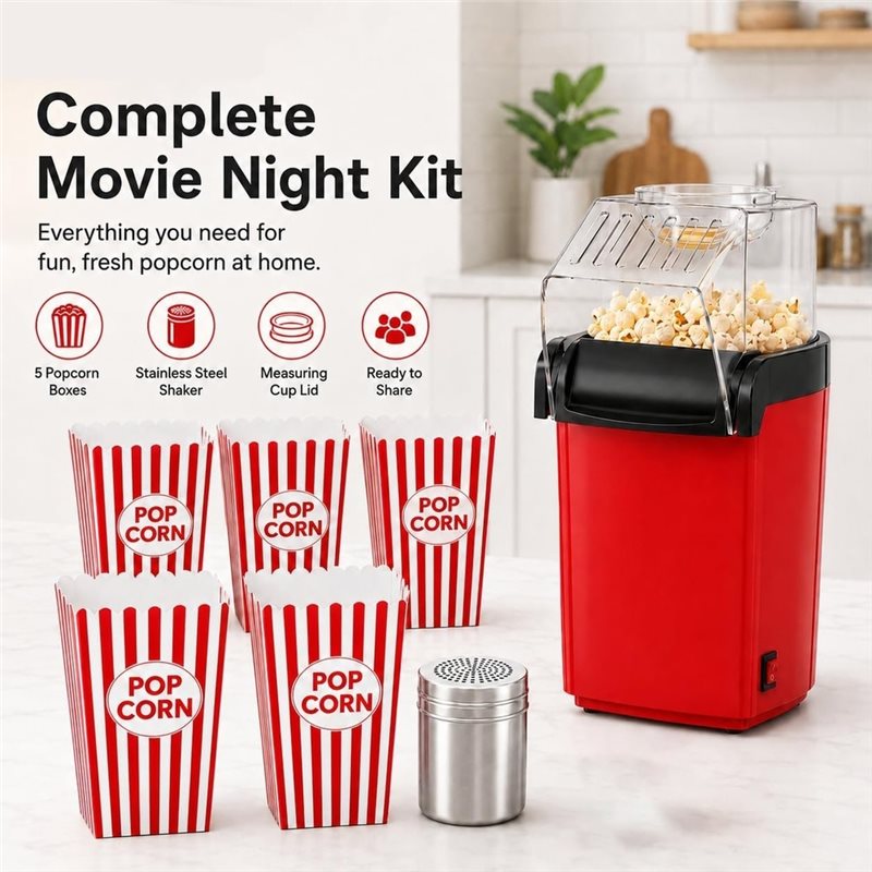 Promotion!Oil-Free 1200W Hot A - огляд і ціна Air Popcorn Maker